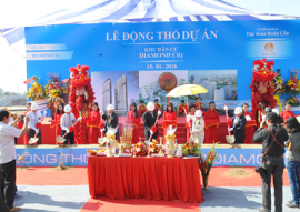 Tập đoàn Hoàn Cầu động thổ dự án khu dân cư DIAMOND CITY - Nguyễn Văn Linh, Quận 7