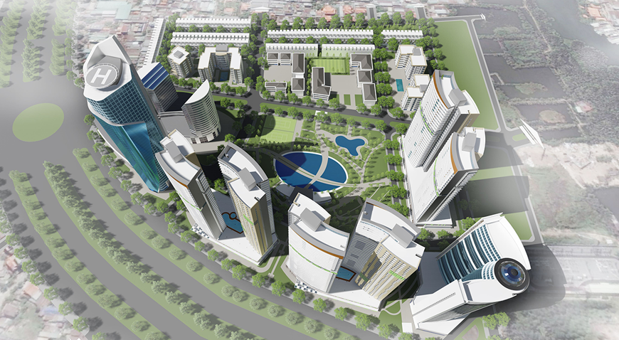 Khu phức hợp dịch vụ thương mại & căn hộ cao cấp diamond city